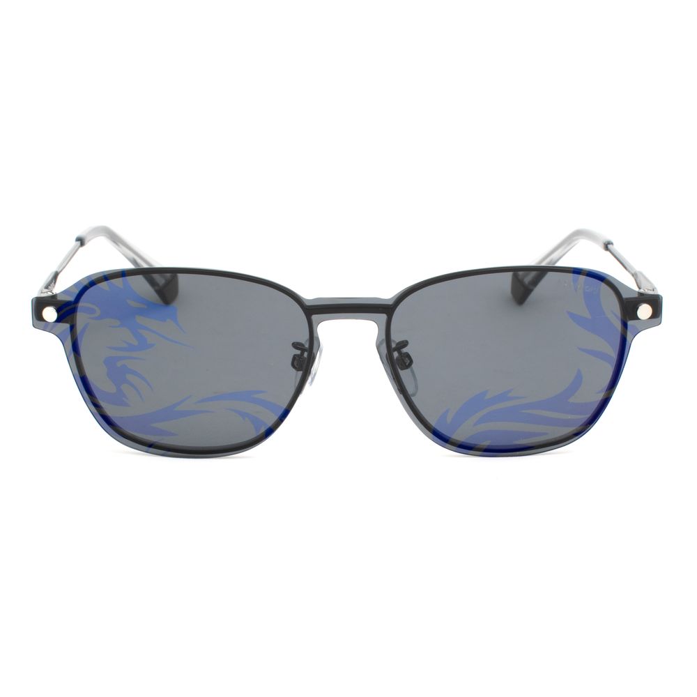 Polaroid Silver Metal Sunglasses