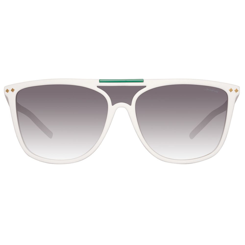 Polaroid White Acetate Sunglasses