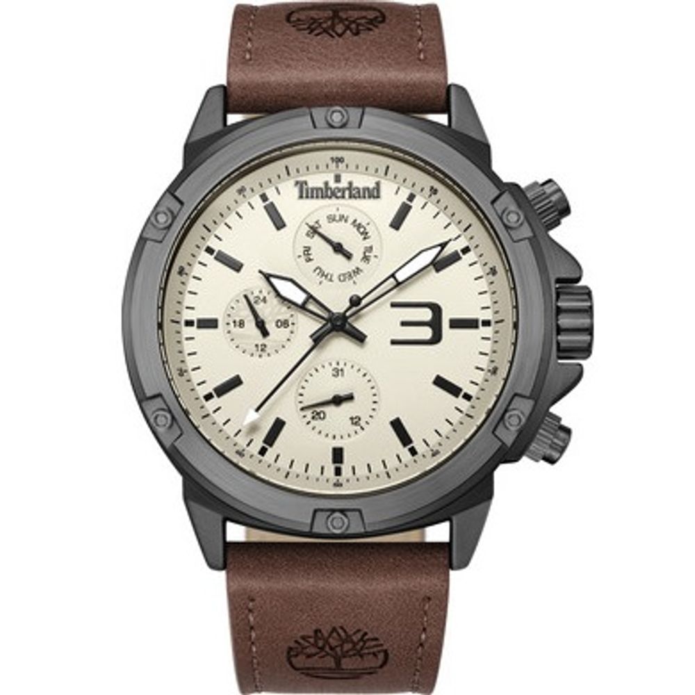 Timberland Brown Leather Watch