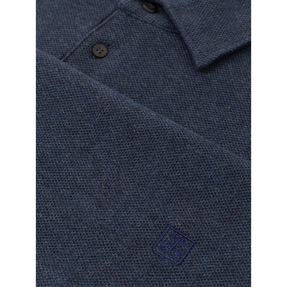 Corneliani Blue Cotton Polo Shirt