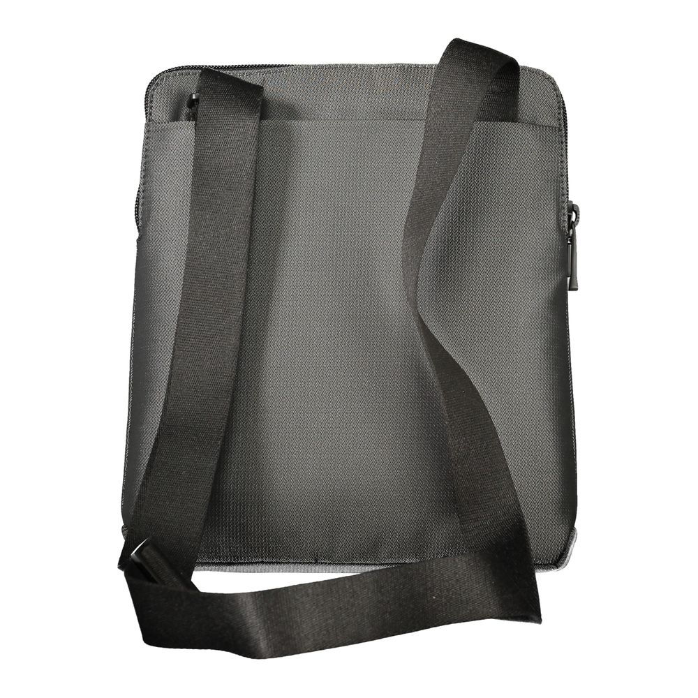 Piquadro Gray Polyester Men Shoulder Bag