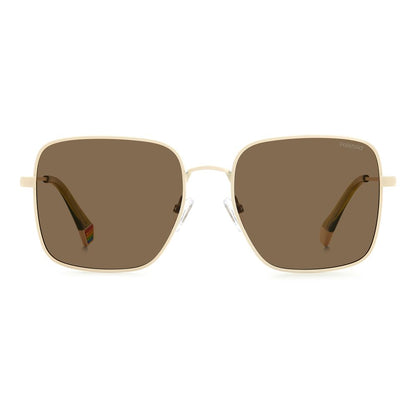 Polaroid Gray Metal Sunglasses