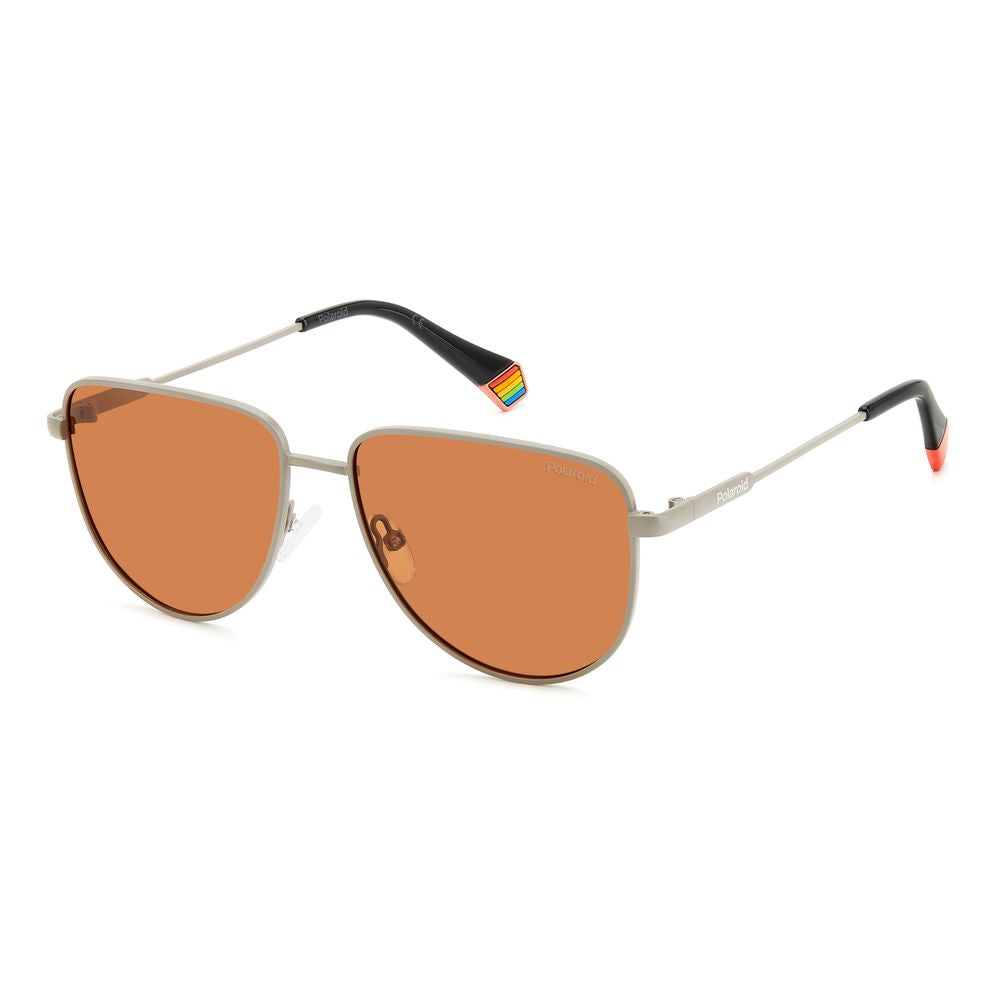 Polaroid Gray Metal Sunglasses