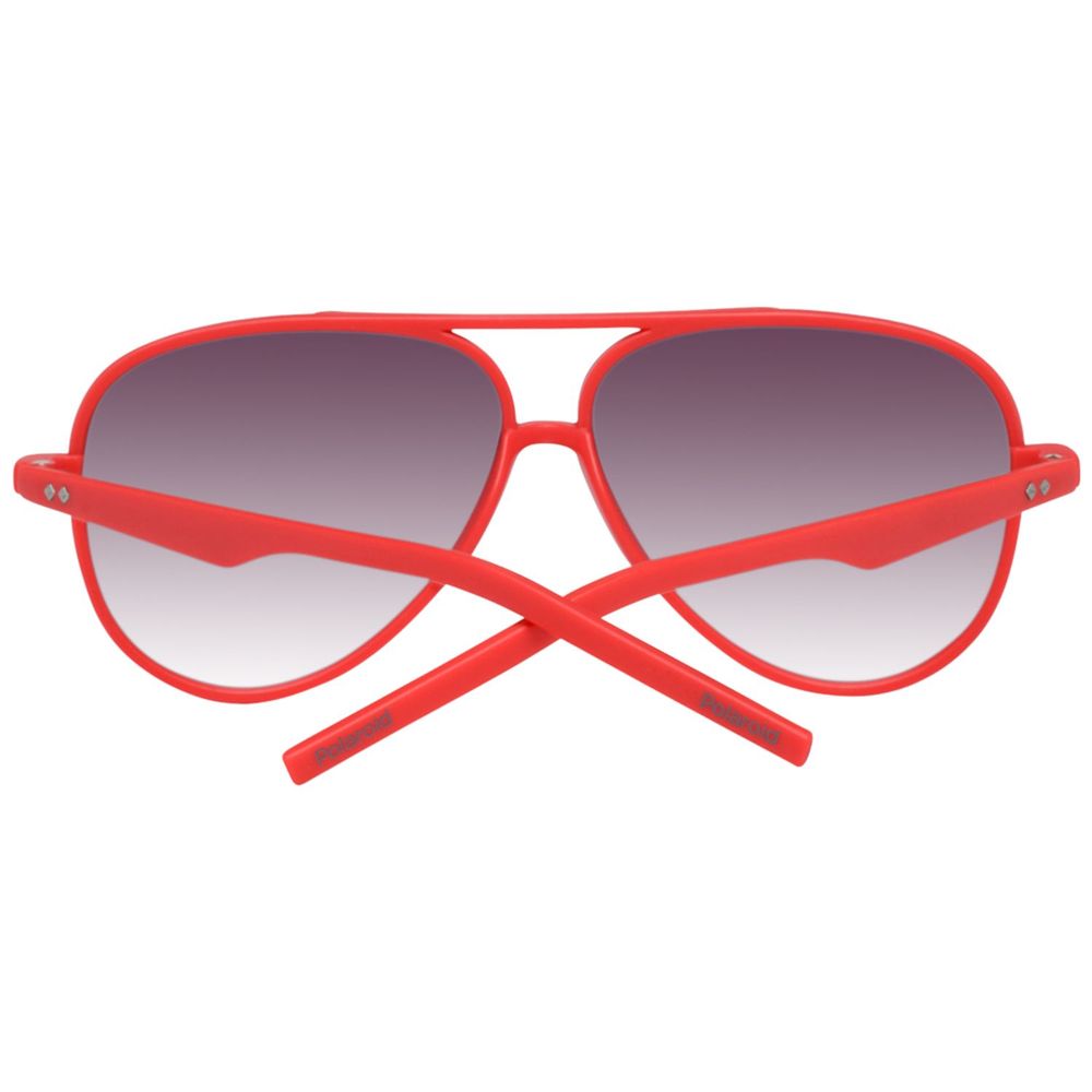 Polaroid Red Plastic Sunglasses