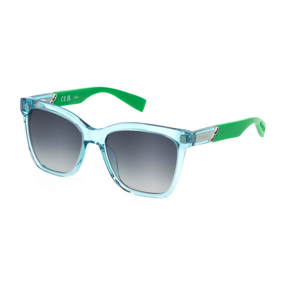 Furla Blue Plastic Sunglasses