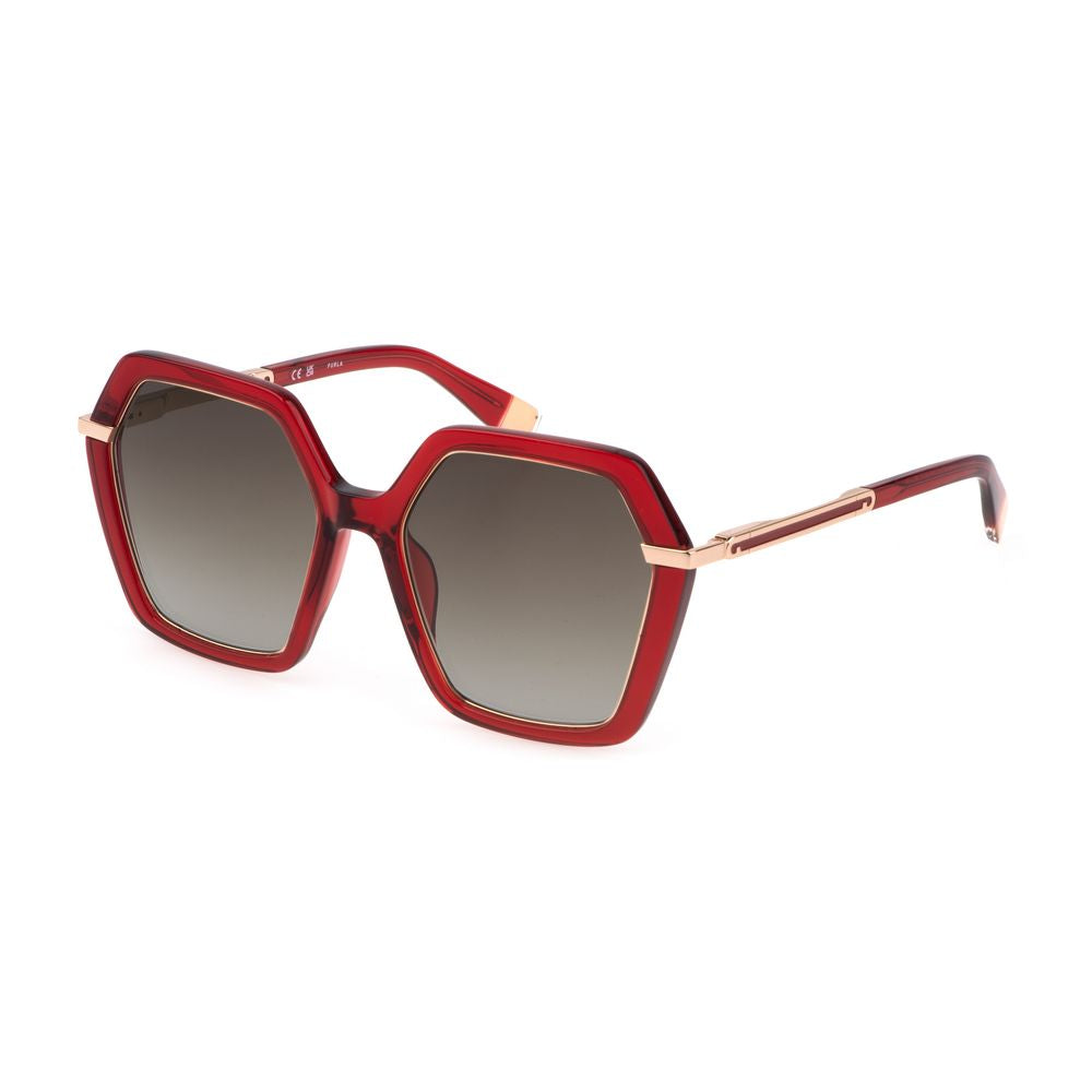 Furla Red Plastic Sunglasses