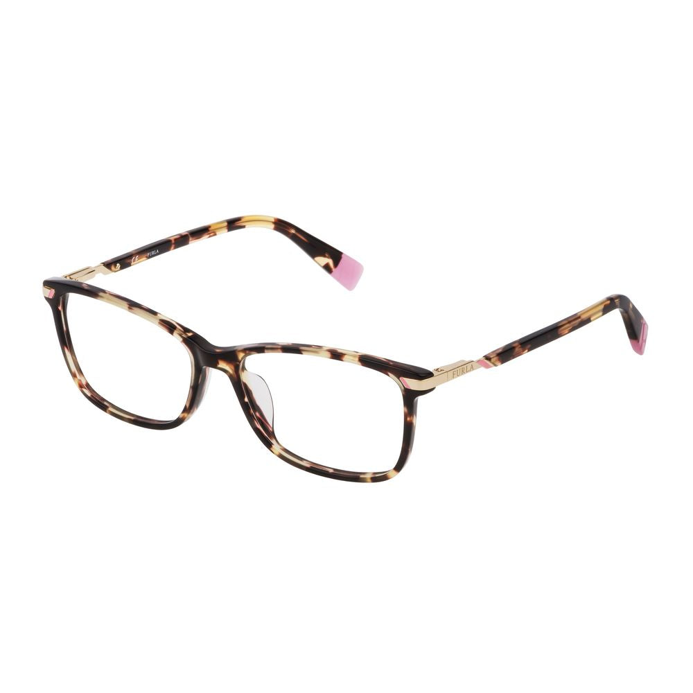 Furla Brown Plastic Frames