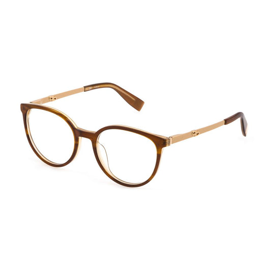 Furla Brown Plastic Frames