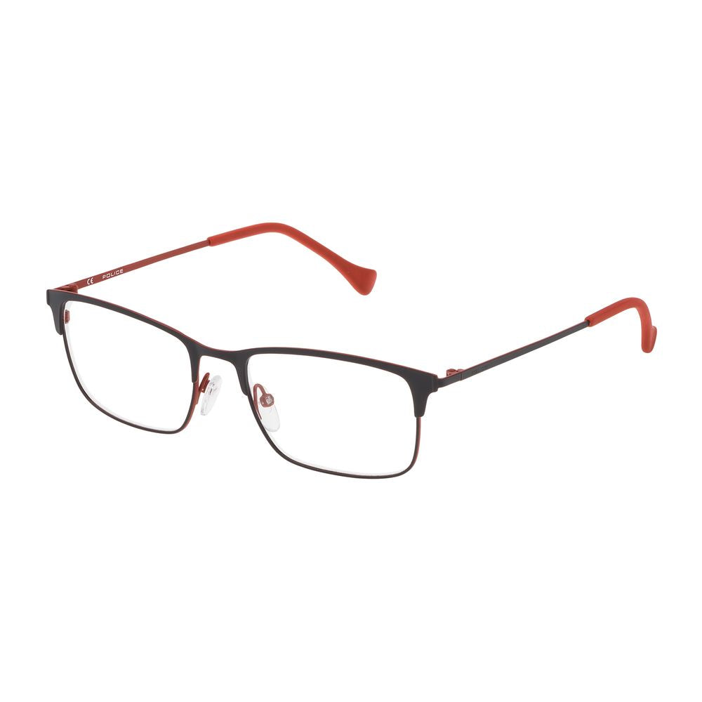 Police Gray Metal Frames