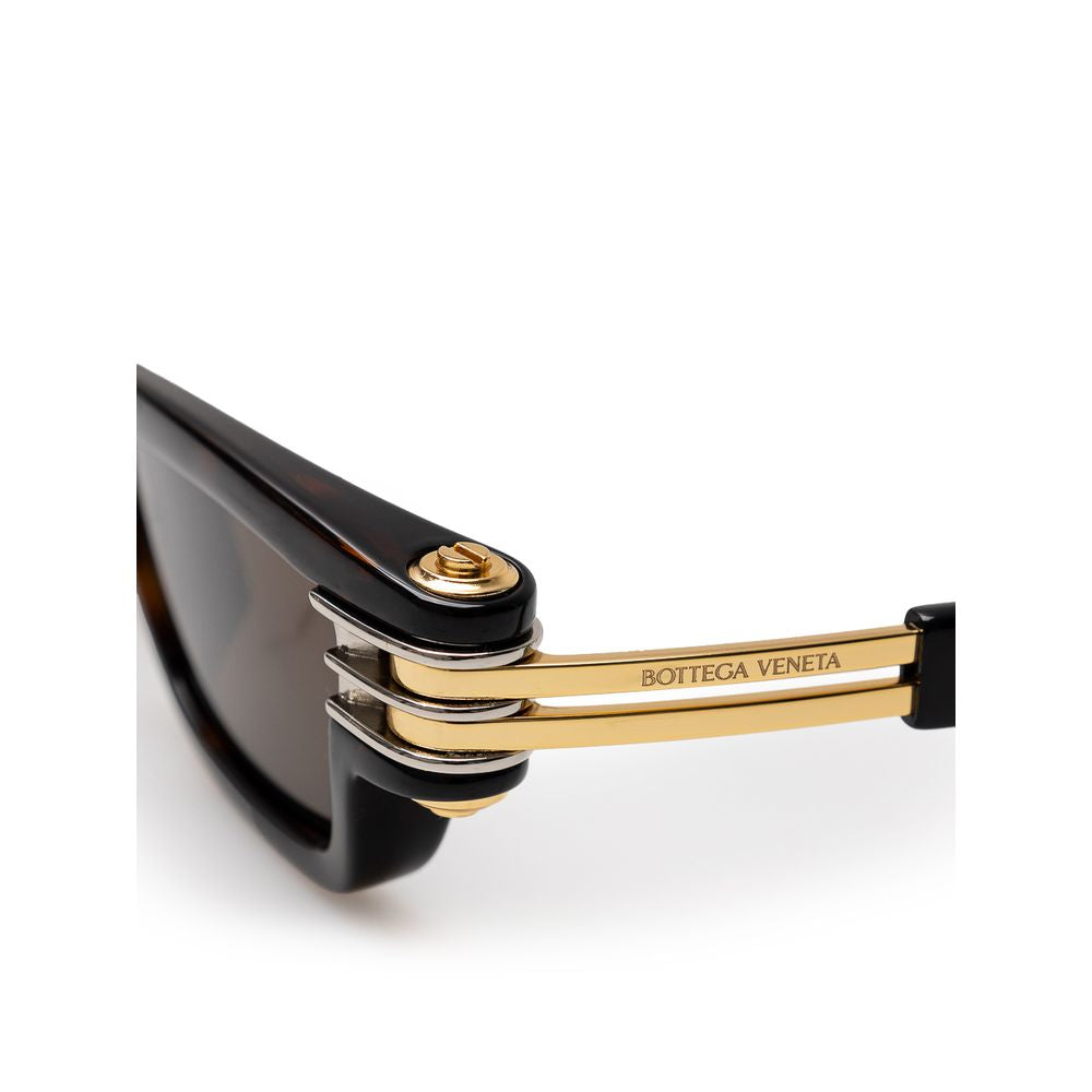 Bottega Veneta Brown Acetate Sunglasses