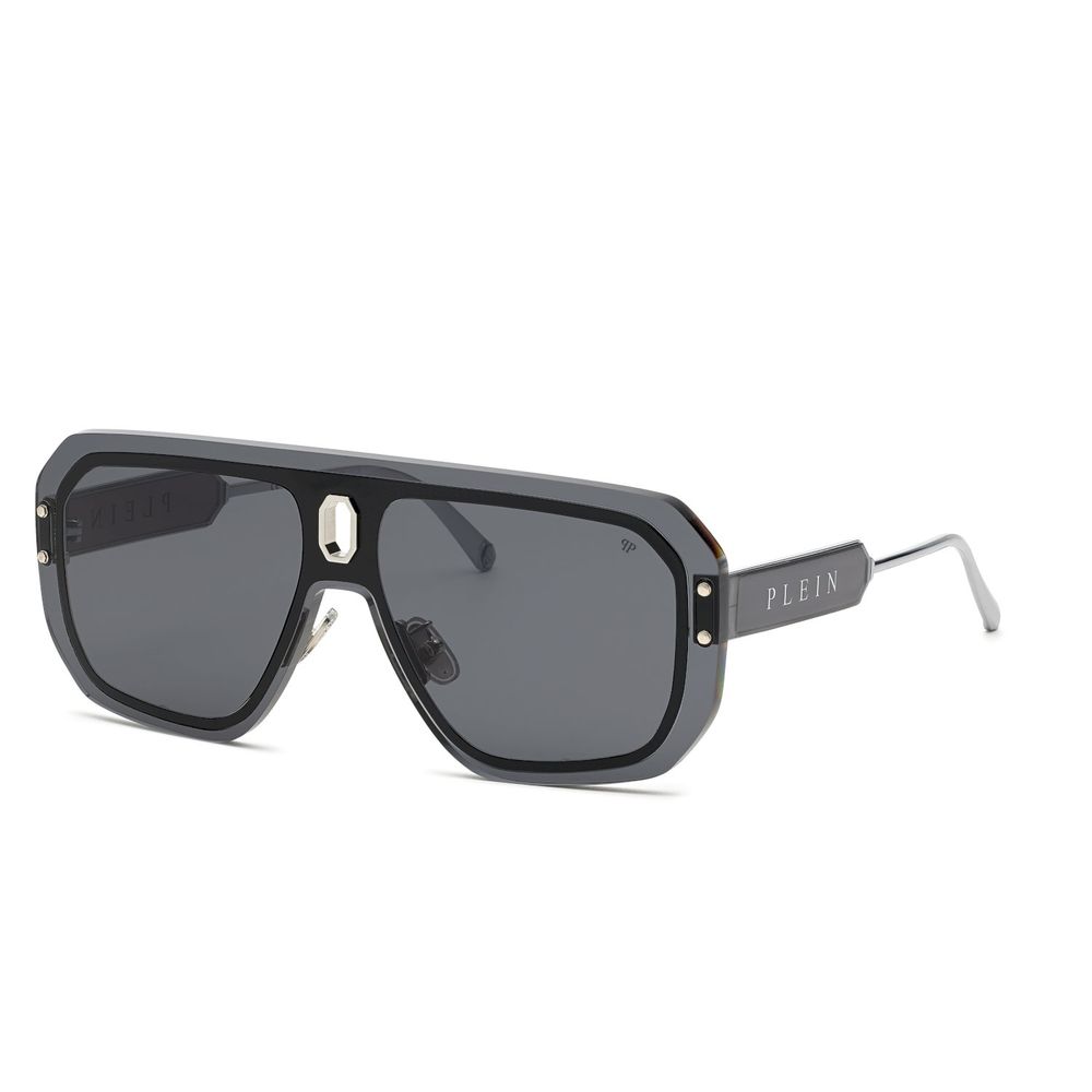 Philipp Plein Gray Metal Sunglasses