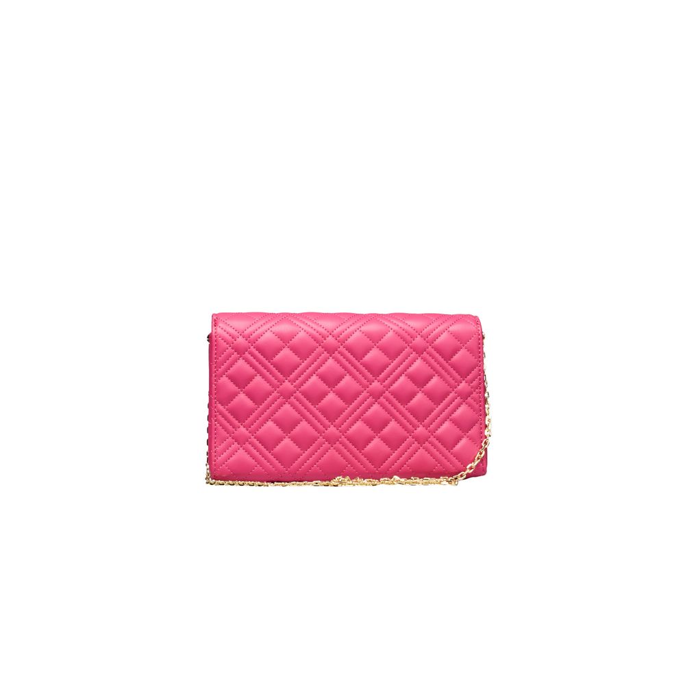 Love Moschino Fuchsia Polyethylene Women Crossbody Bag