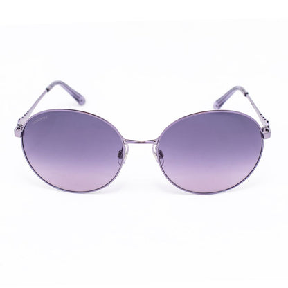 Swarovski Purple Metal Sunglasses