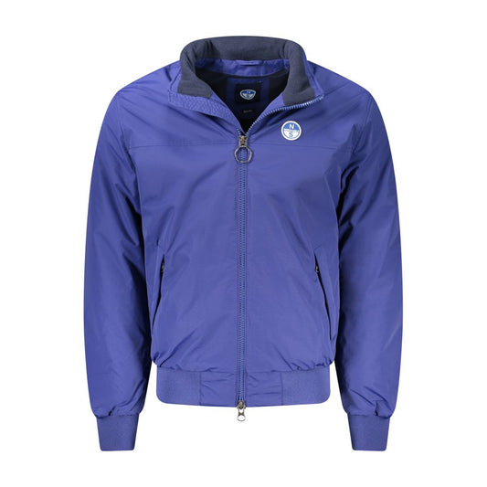 North Sails Blue Polyamide Men Jacket