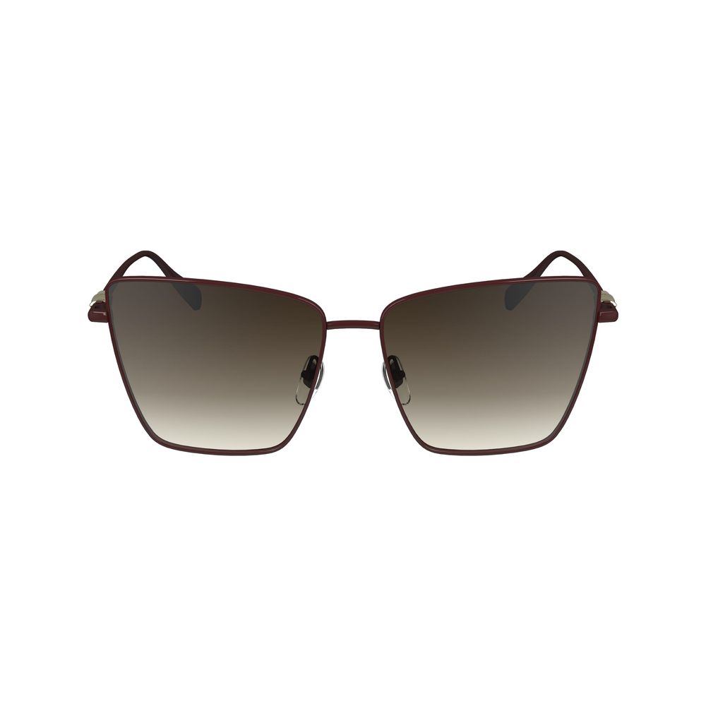 Longchamp Red Metal Sunglasses