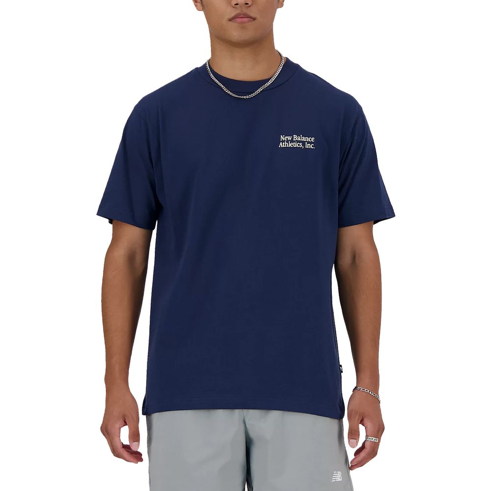 New Balance Blue Cotton T-Shirt