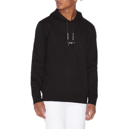 Armani Exchange Black Cotton Sweater