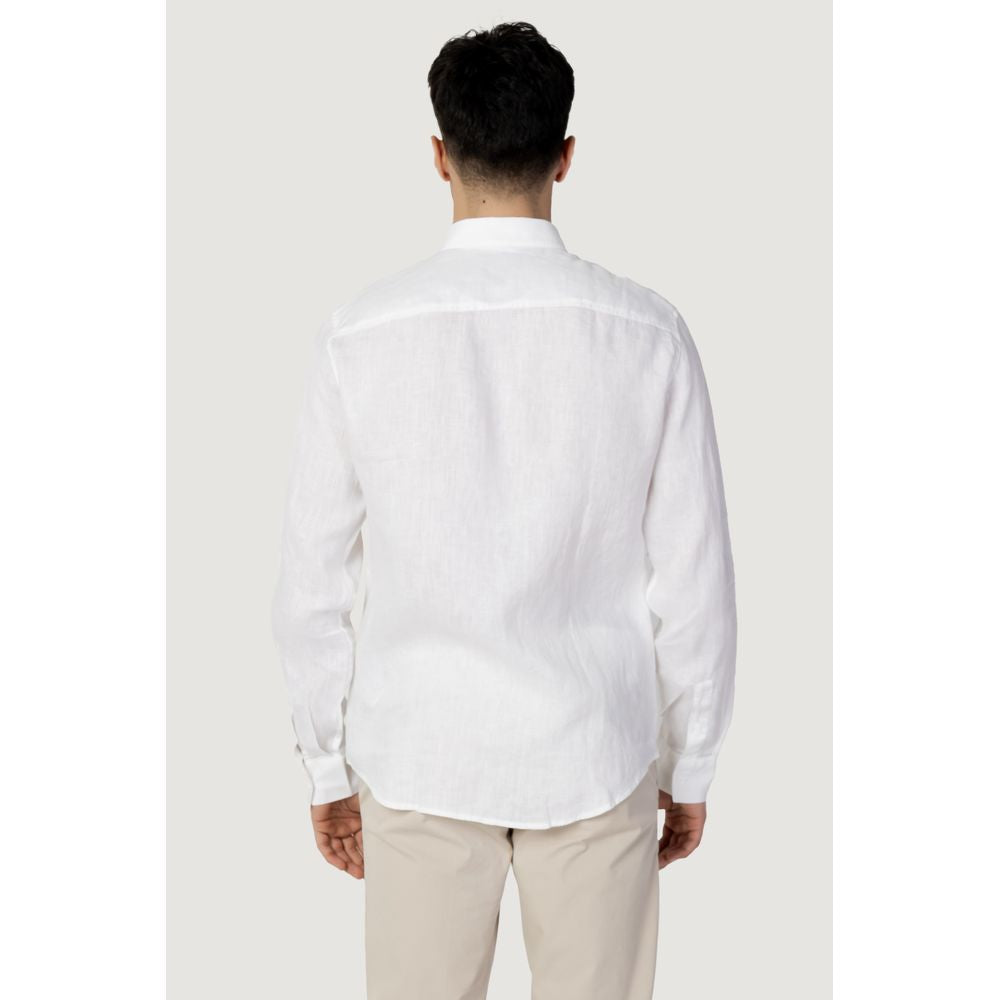 Armani Exchange White Linen Shirt