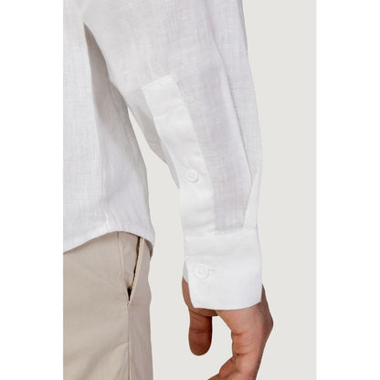 Armani Exchange White Linen Shirt