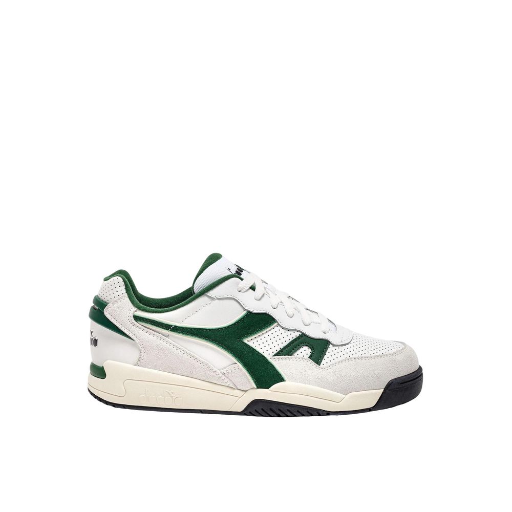 Diadora Green Synthetic Leather Sneaker