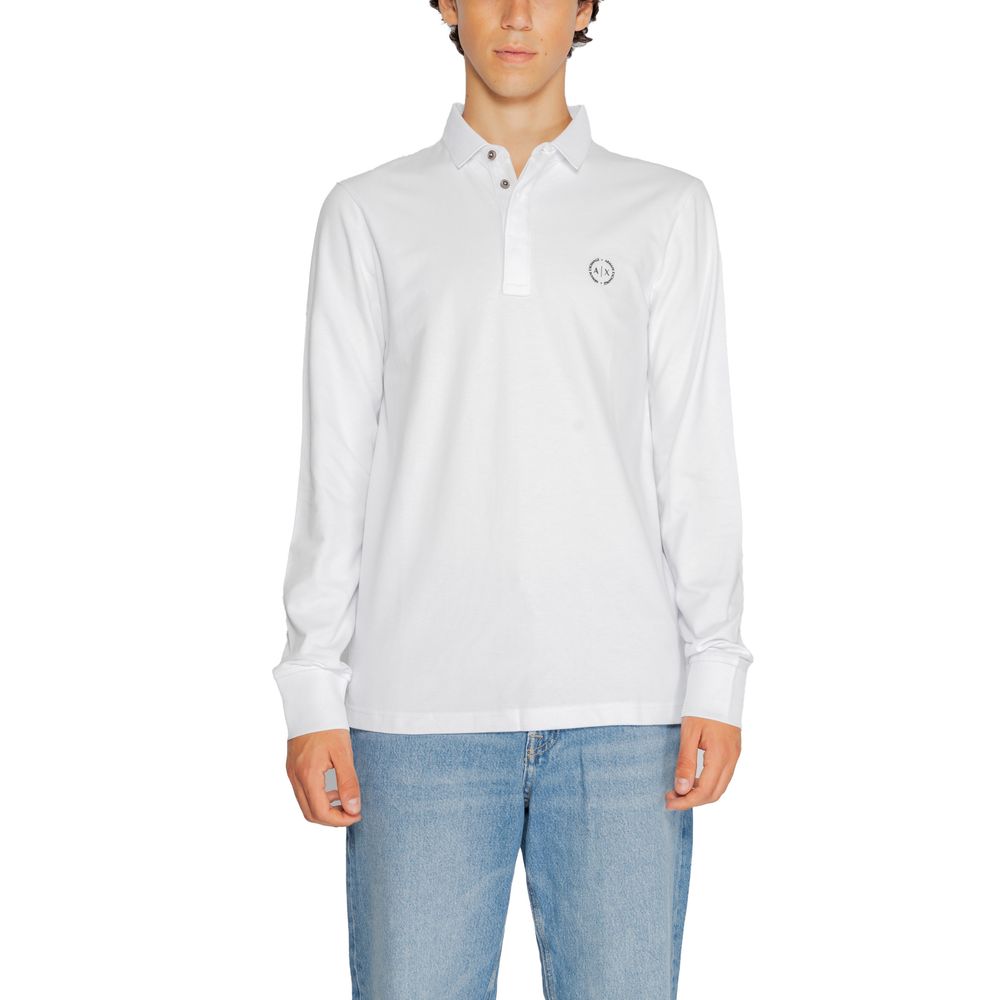 Armani Exchange White Cotton T-Shirt