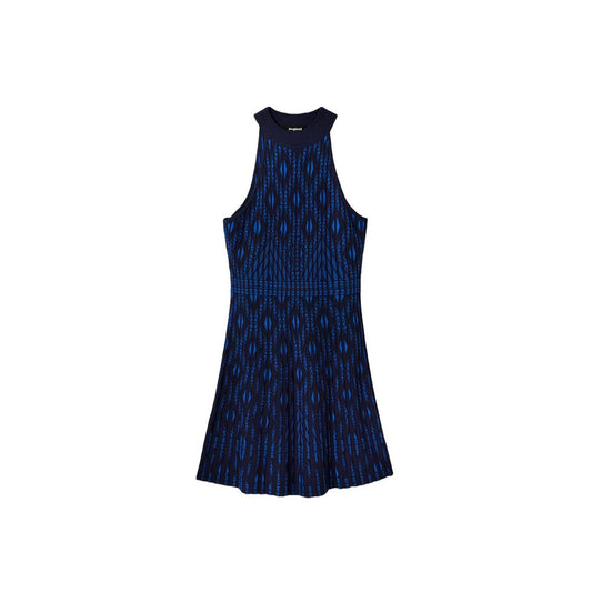 Desigual Blue Viscose Dress