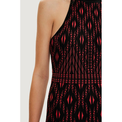 Desigual Red Viscose Dress