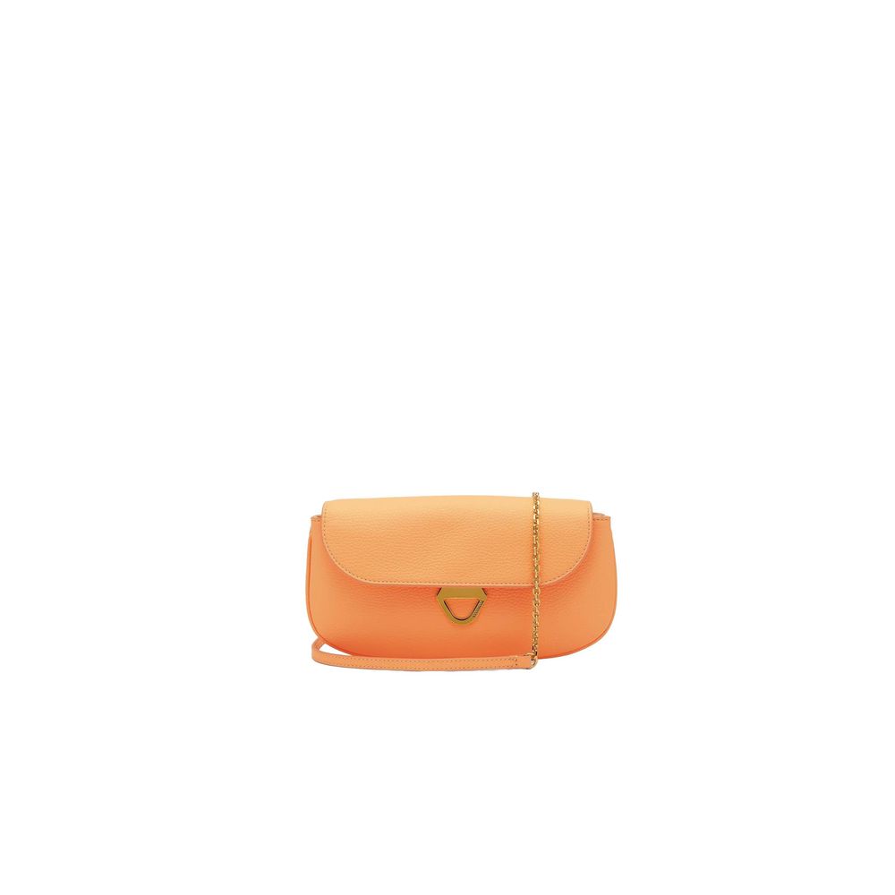 Coccinelle Orange Leather Handbag