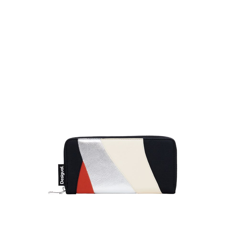 Desigual Silver Polyethylene Wallet