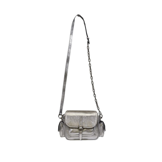 Coccinelle Silver Leather Handbag