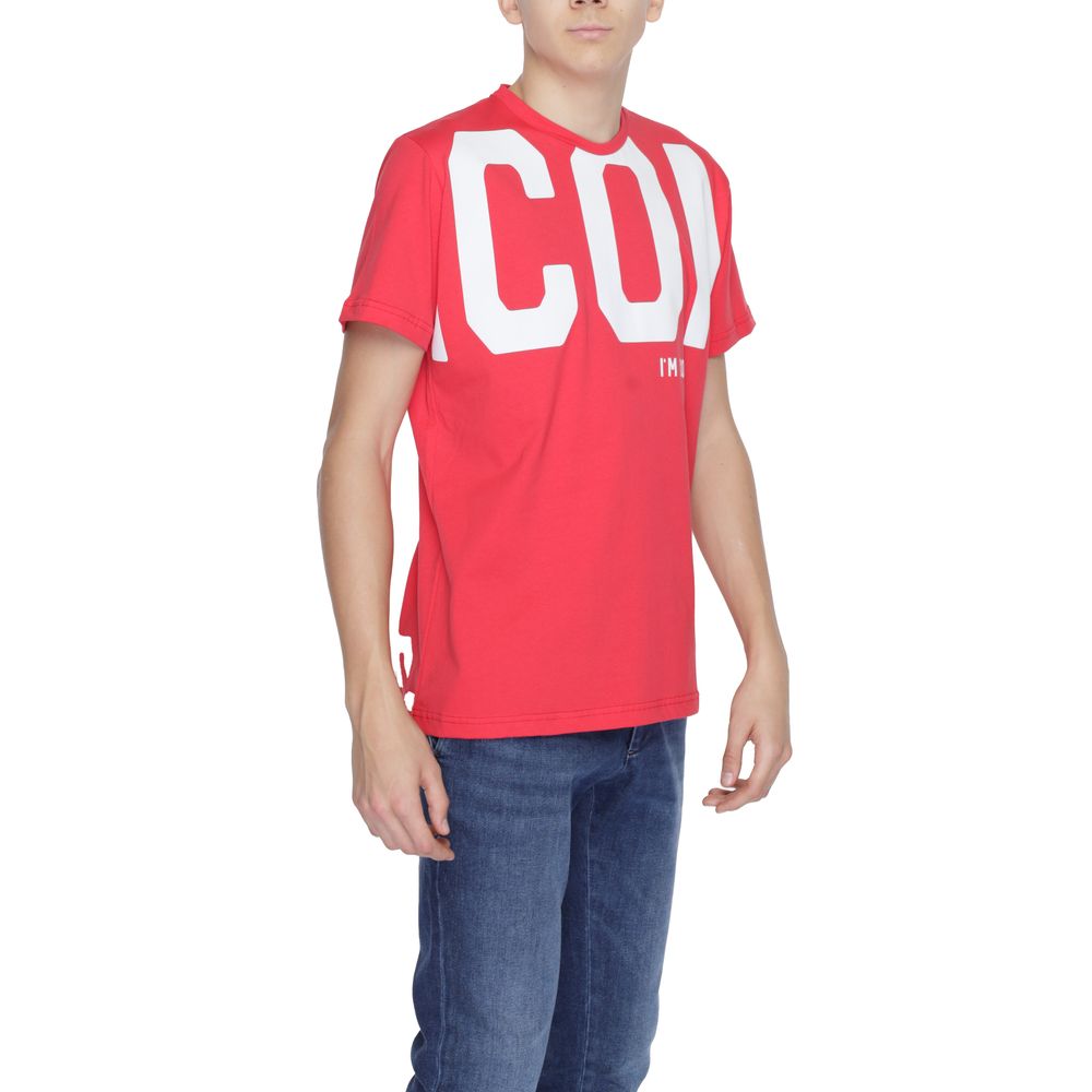 Icon Red Cotton T-Shirt