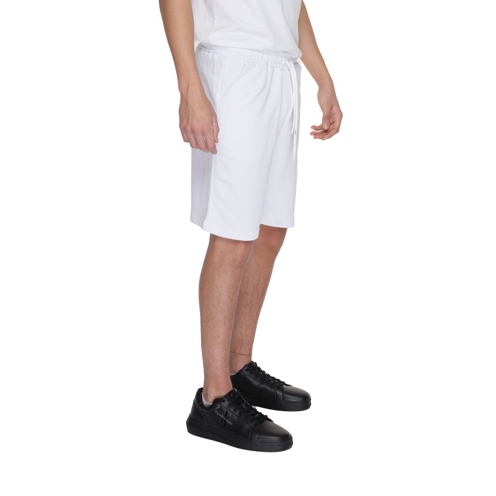 Icon White Cotton Short