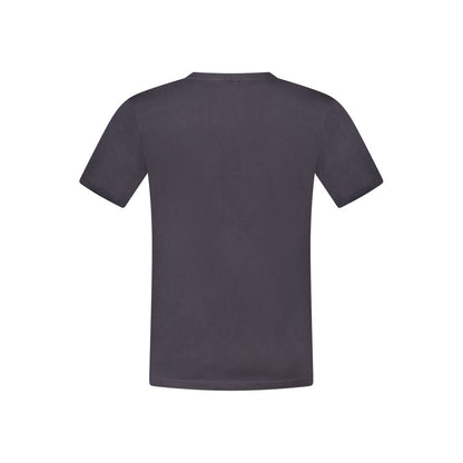 Rifle Blue Cotton Men T-Shirt