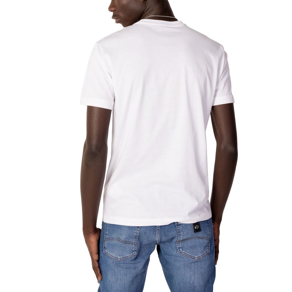 EA7 Emporio Armani White Cotton T-Shirt