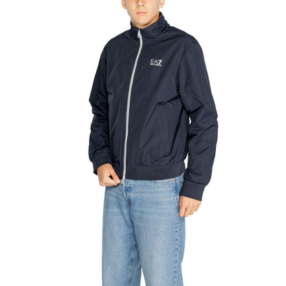 EA7 Emporio Armani Blue Polyamide Jacket