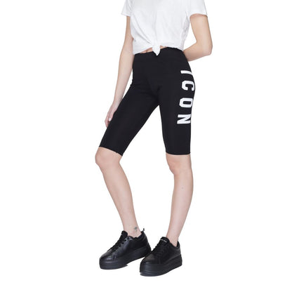 Icon Black Cotton Short