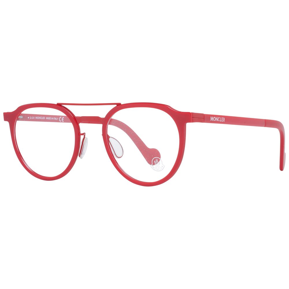 Moncler Red Unisex Optical Frames