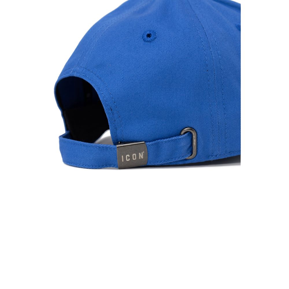 Icon Blue Cotton Hats & Cap