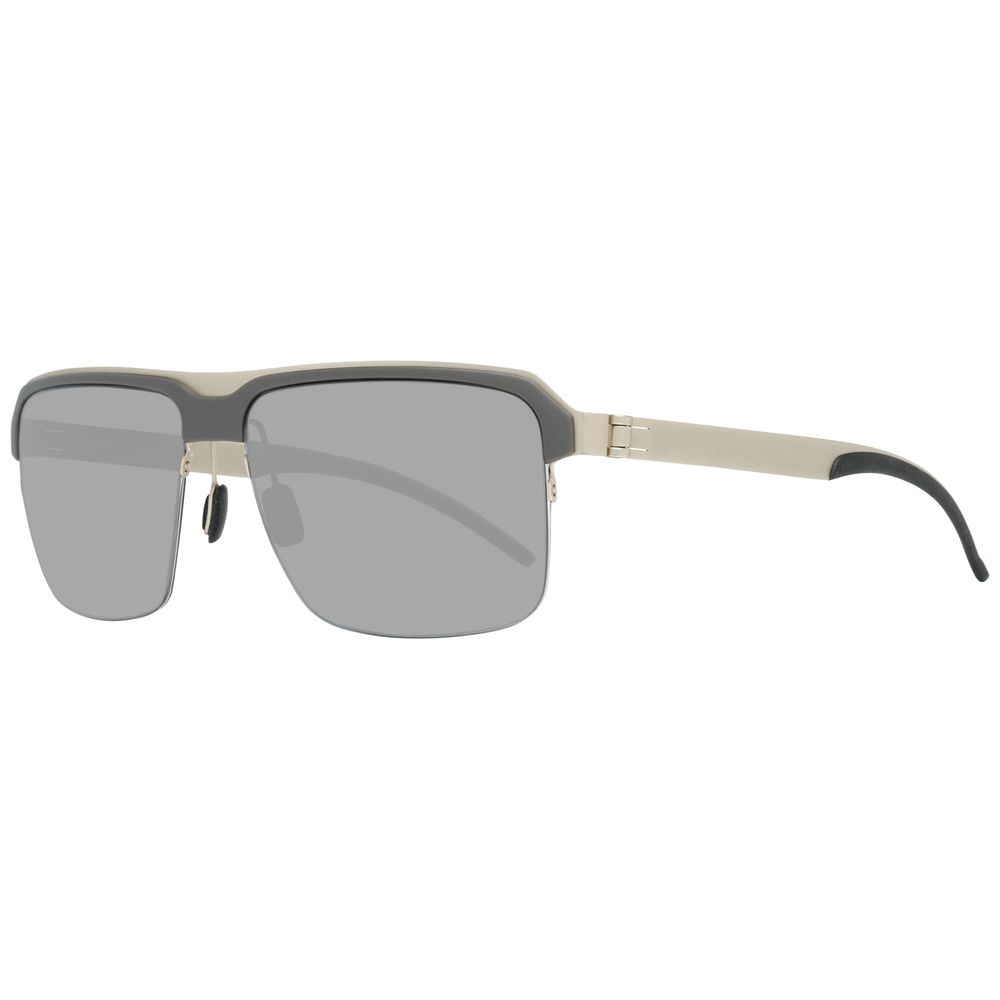 Mercedes Benz Gray Metal Sunglasses