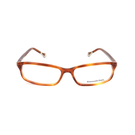 Ermenegildo Zegna Brown Plastic Frames