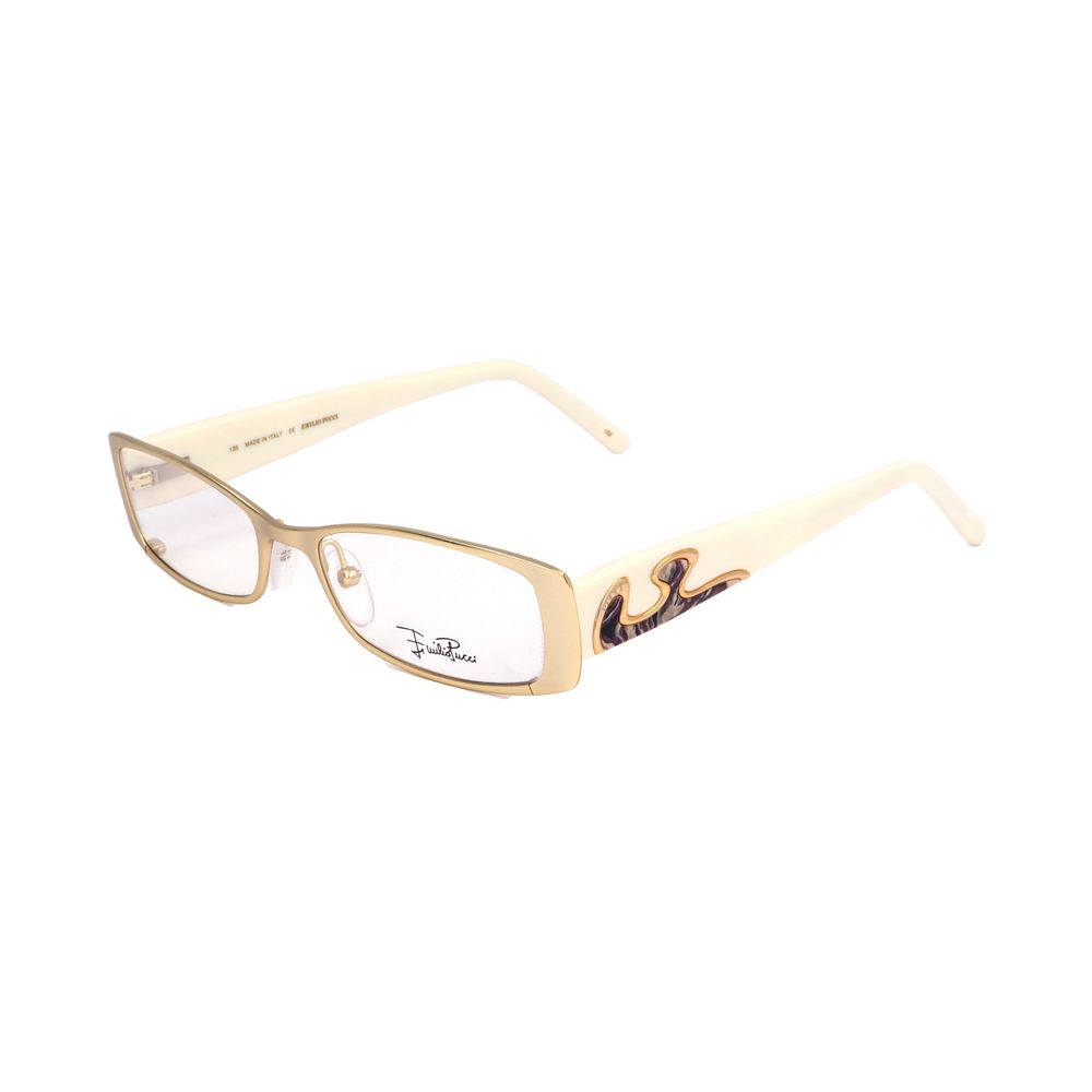 Emilio Pucci Gold Metal Frames