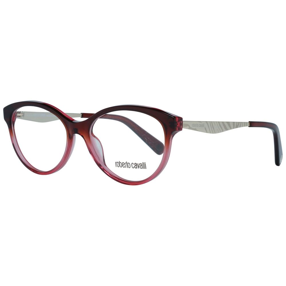 Roberto Cavalli Red Metal And Plastic Frames