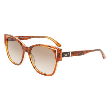 Karl Lagerfeld Orange Acetate Sunglasses