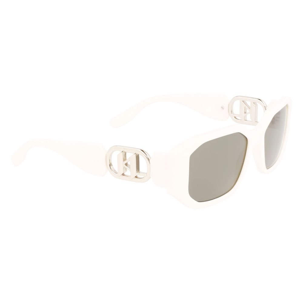 Karl Lagerfeld White Injected Sunglasses