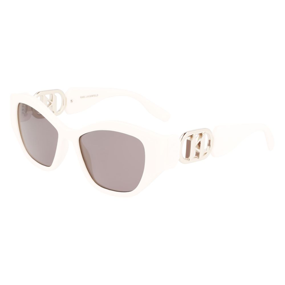 Karl Lagerfeld White Injected Sunglasses