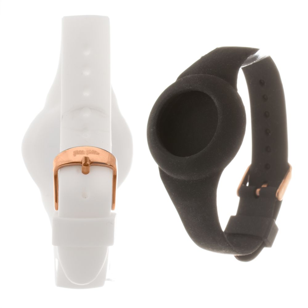 Folli Follie Black Silicone Watch