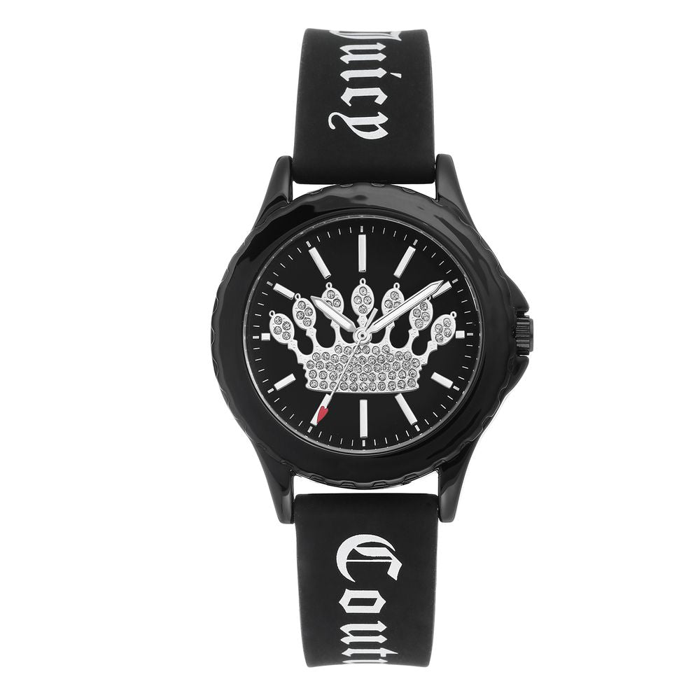 Juicy Couture Black Silicone Watch