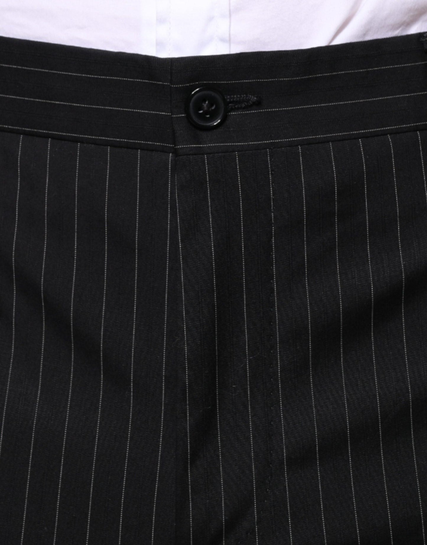 Dolce & Gabbana Black Stripe Single Breasted Formal Suit