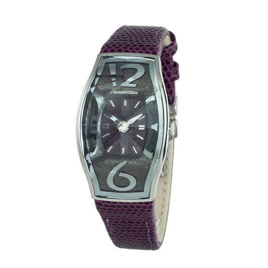 Chronotech Purple Leather Watch