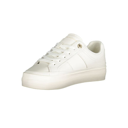 Tommy Hilfiger White Polyethylene Women Sneaker